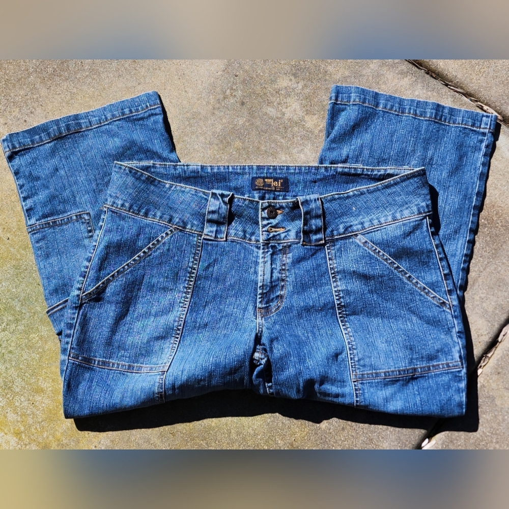 LEI Wide Leg Boho Relaxed Jeans Size 18